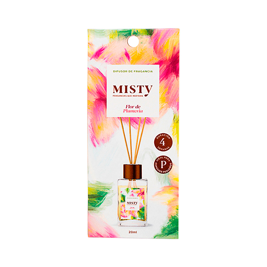 Difusor Misty Flor Plumeria 20 Ml X 12 U