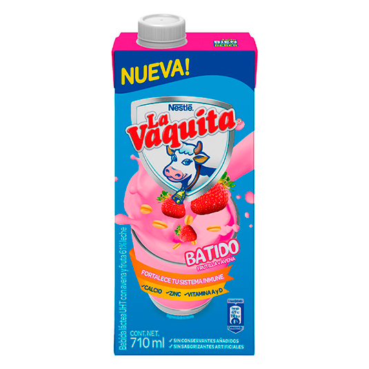 Batido Sabor Frutilla La Vaquita 710 Ml