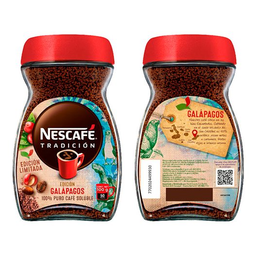 Cafe Tradicion Edicion Limitada Galapagos Nescafe 100 Gr.