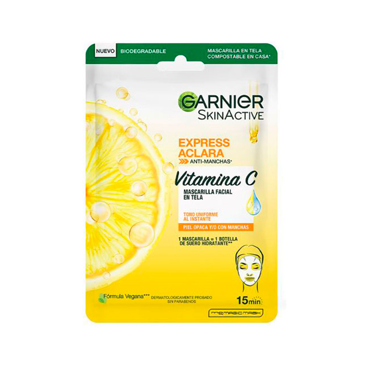 Mascarilla Facial Aclarante Garnier 28G