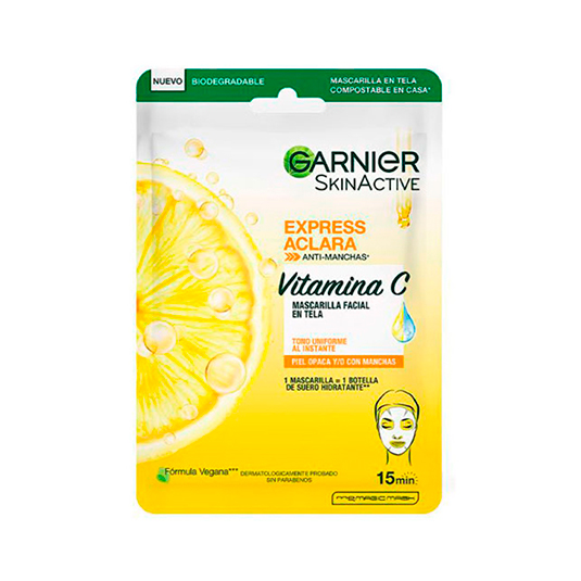 Mascarilla Facial Aclarante Garnier 28G