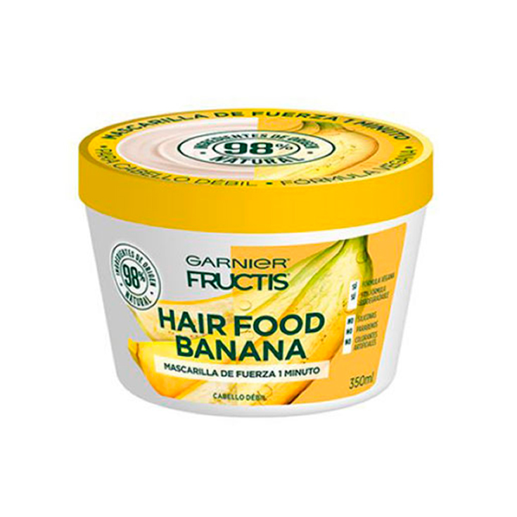 Fructis Tratamiento Fuerza Garnier Banana 350 Ml