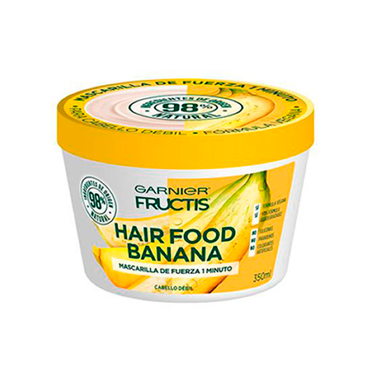 Fructis Tratamiento Fuerza Garnier Banana 350 Ml