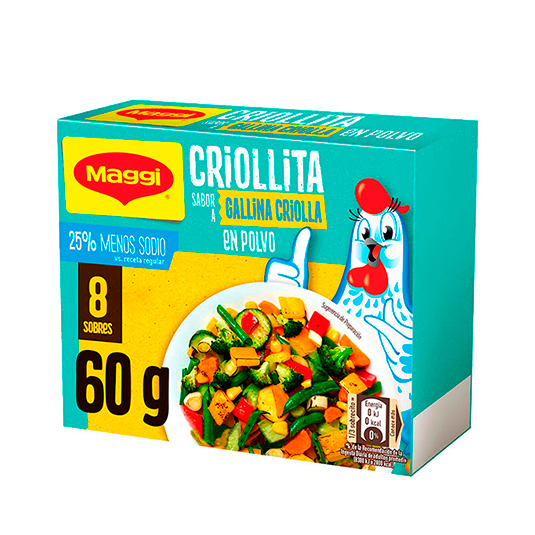 Maggi Criollita Bajo Sodio 12X60Gr