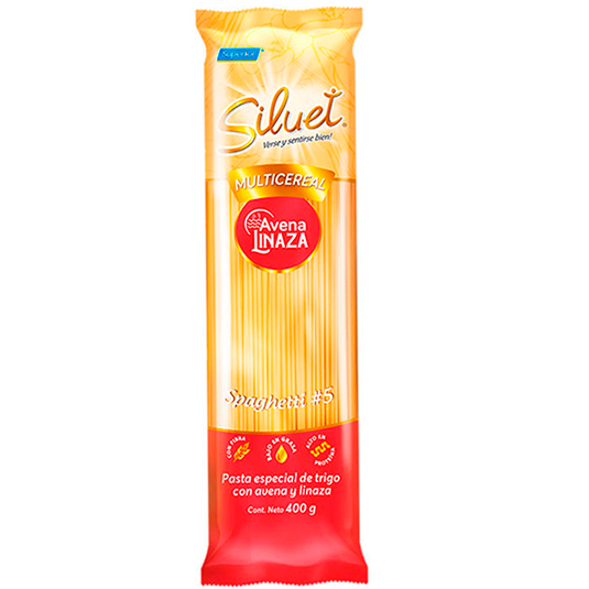 Siluet Spaghetti De Avena Y Linaza 400 Gr