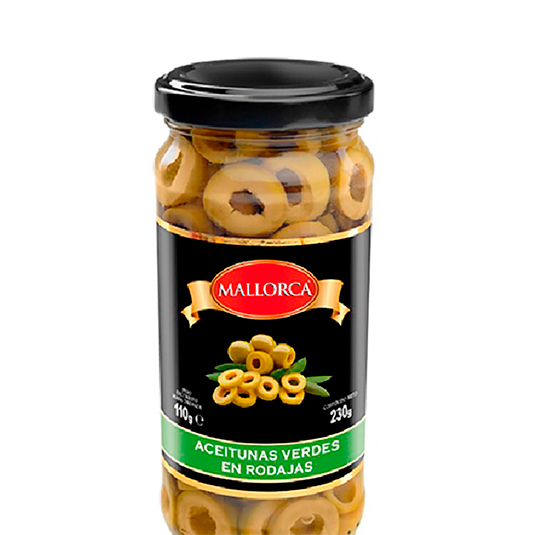 Mallorca Aceituna Verde Rodajas 230Gr