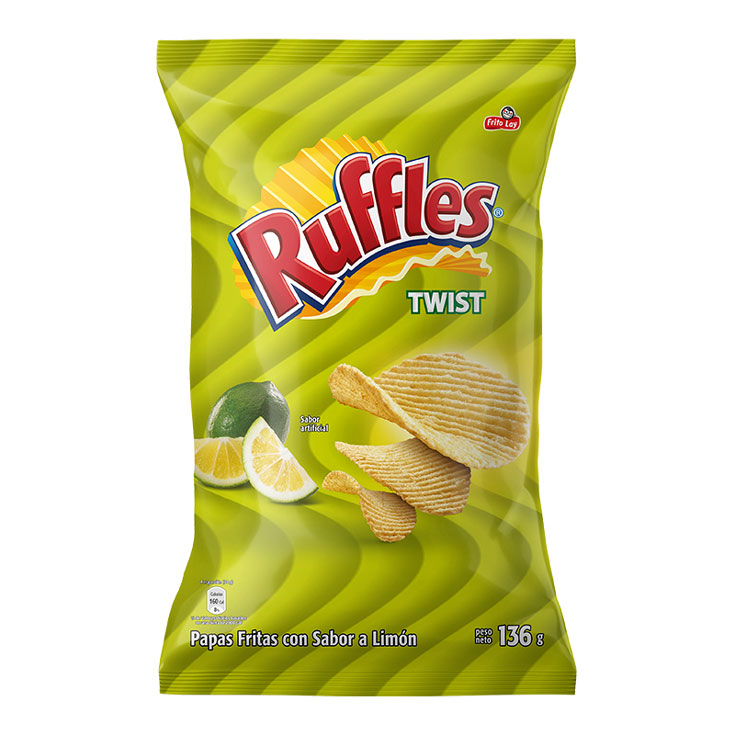 Papas Ruffles Limon Twist 136G