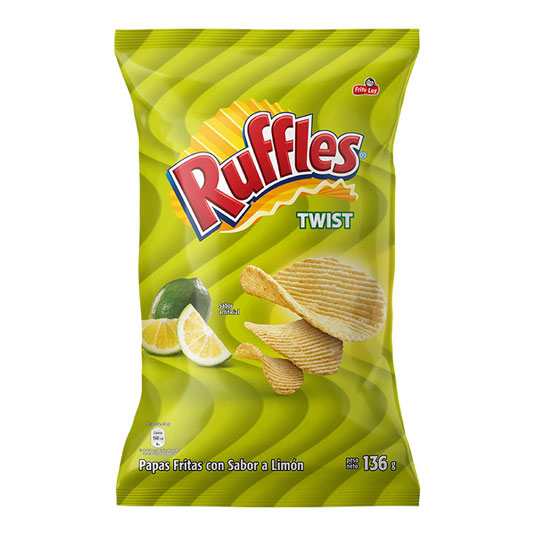 Papas Ruffles Limon Twist 136G