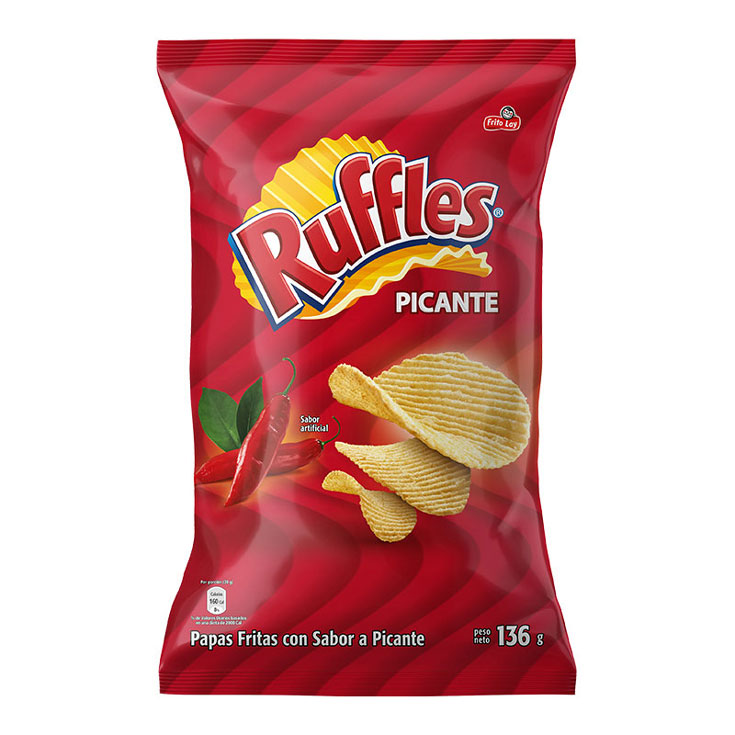 Papas Ruffles Picante 136G