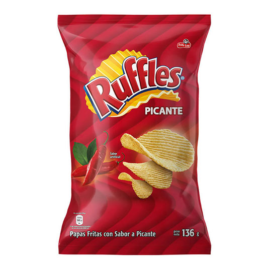 Papas Ruffles Picante 136G