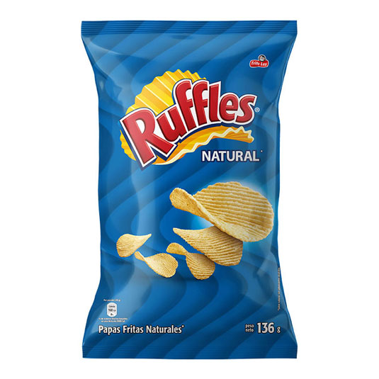 Papas Ruffles Natural 136G