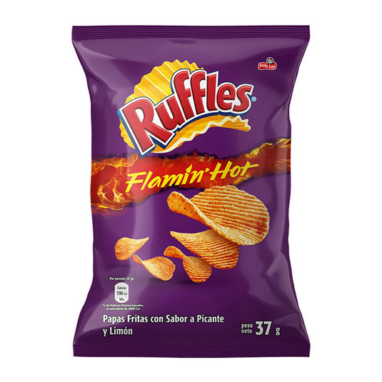 Papas Ruffles Flamin Hot 37G