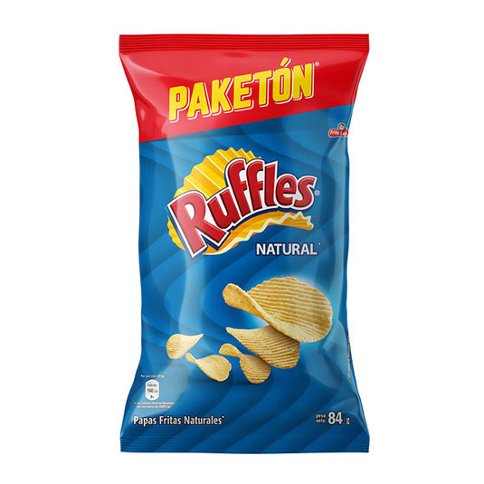 Papas Ruffles Natural 84G