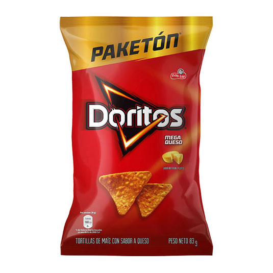 Doritos Mega Queso 83Gx