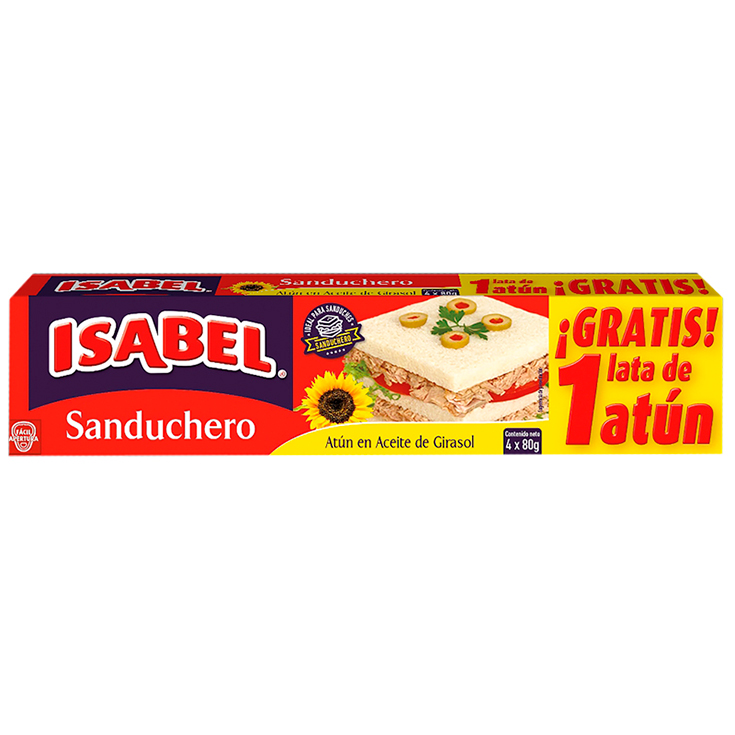 Atun Sanduchero Isabel Pague 3 Lleve 4 Aceite Gira