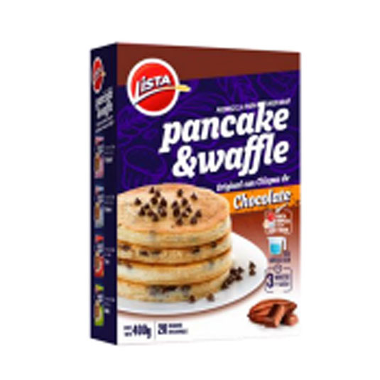 Premezcla Pancake & Waffle Lista Original Chispas De Choc 4