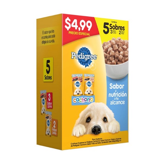 Alimento Para Perro Pedigree Cachorro Humedo 100Gr