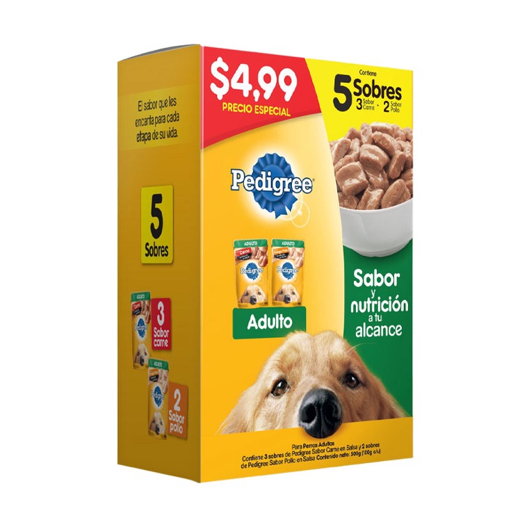 Alimento Para Perro Pedigree Adulto Humedo 100Gr