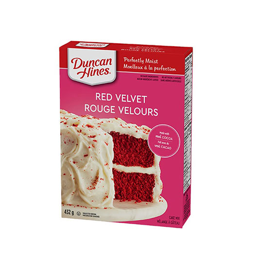 Mezcla Para Torta Duncan Hines Red Velvet 432Gr