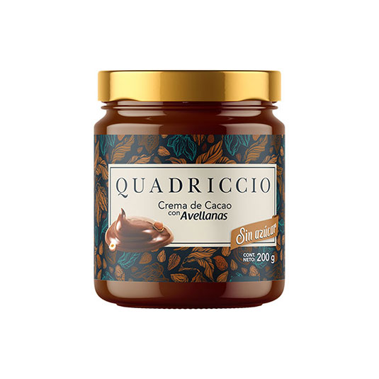 Crema de Cacao con Avellana Quadriccio 200gr