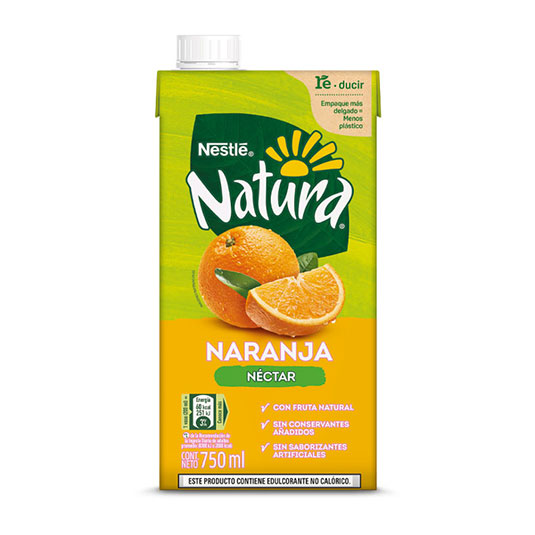 Nectar Natura Sabor Naranja 750Ml