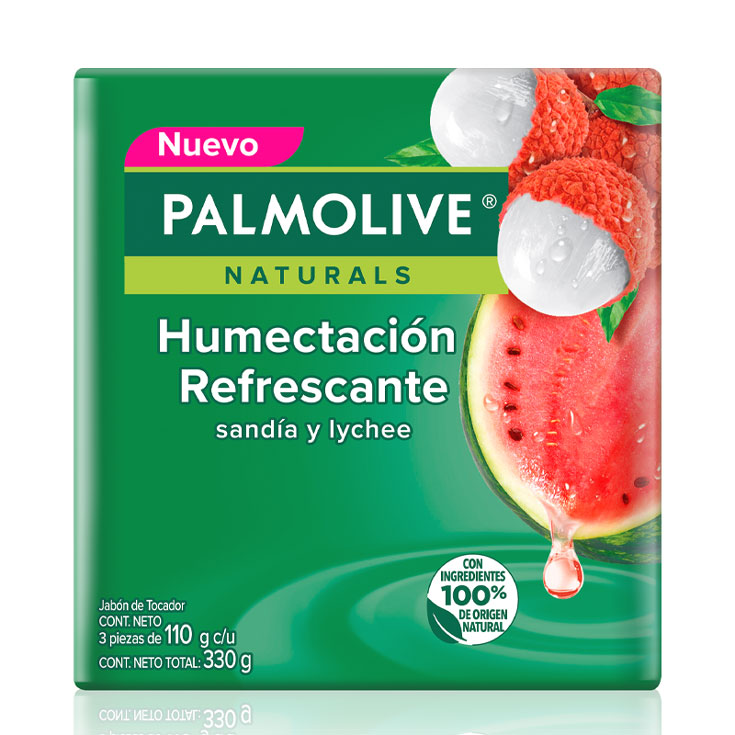 Jabon Palmolive Tripack Sandia Y Lychee 330Gr