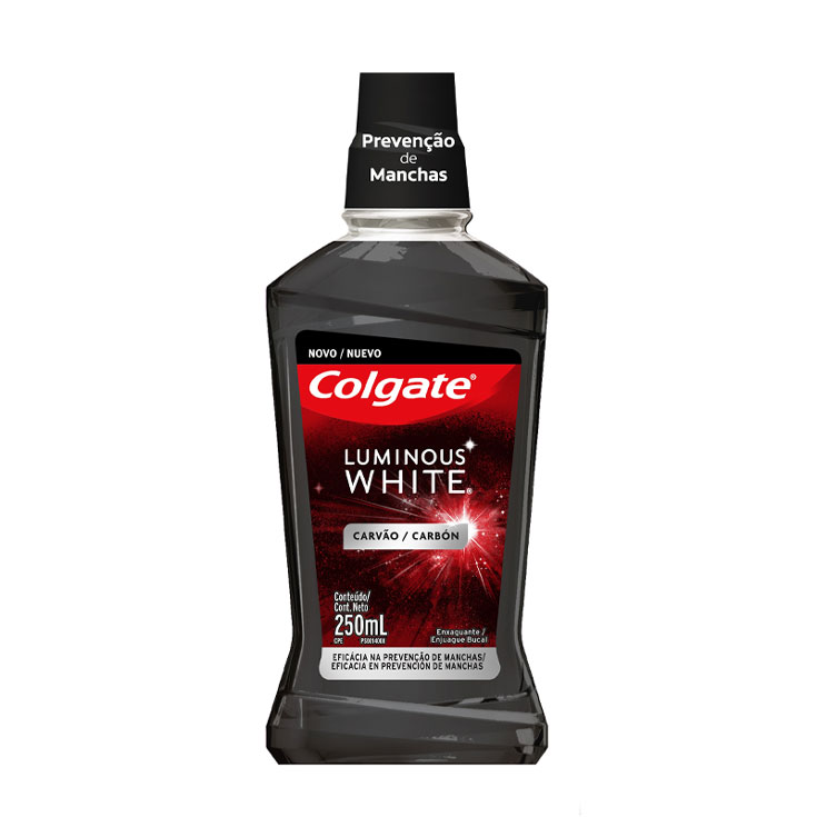 Enjuague Bucal Colgate Luminous Carbon 250Ml