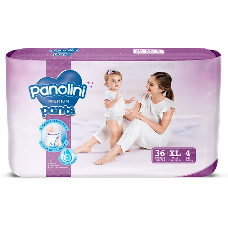 Pañal Panolini Premium Pants Xg X36Und