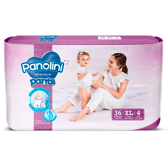 Pañal Panolini Premium Pants Xg X36Und