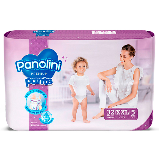 Pañal Panolini Premium Pants Xxg X32Und