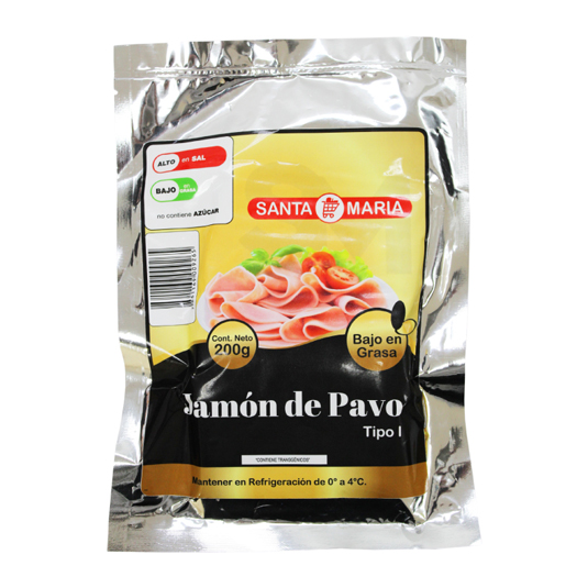 Santa Maria Jamon De Pavo 200Gr