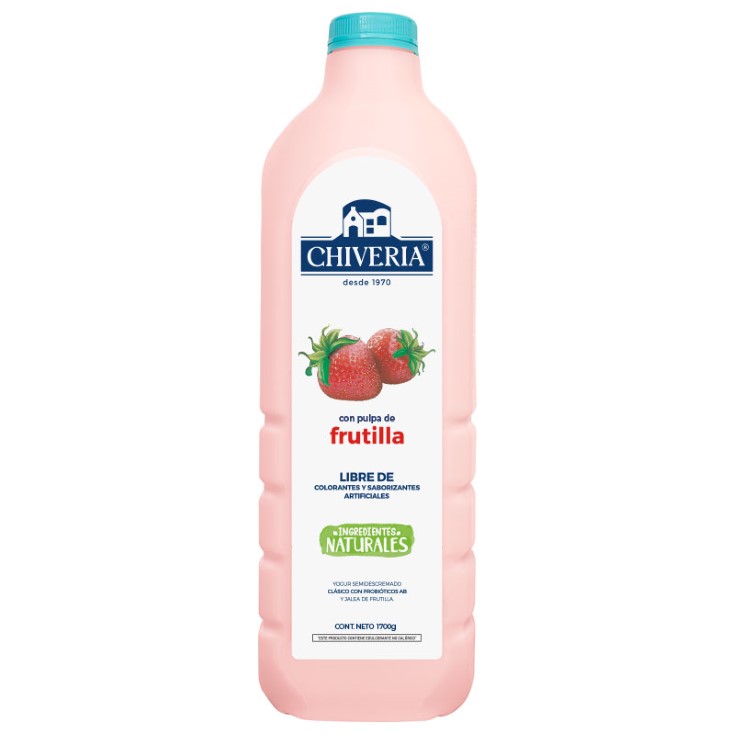 Chiveria Yogurt Frutilla 1700 Gr
