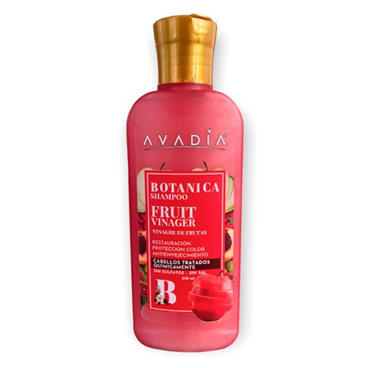 Shampoo Avadia Botanica Vinagre De Frutas 240Ml