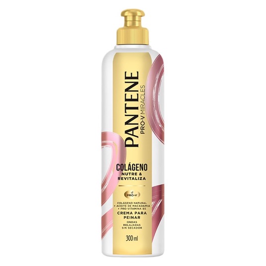 Crema Para Peinar Pantene Colageno 300Ml