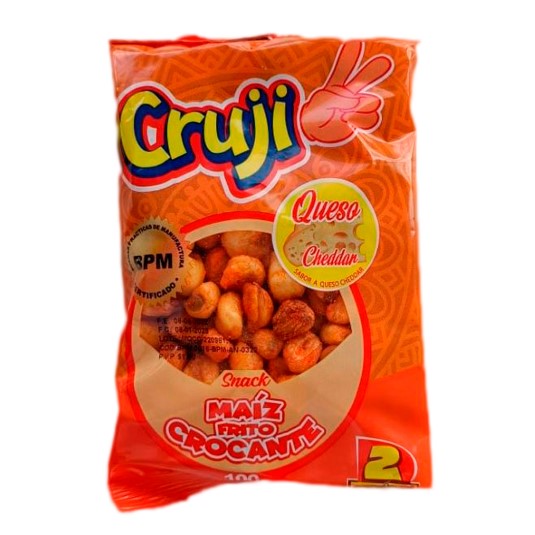 Crujidos Maiz Crocante Sabor Queso Cheddar 100Gr