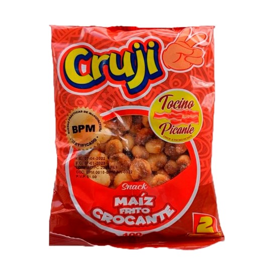 Crujidos Maiz Crocante Sabor Tocino Picante 100Gr