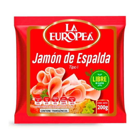 La Europea Jamon De Espalda 200 Gr