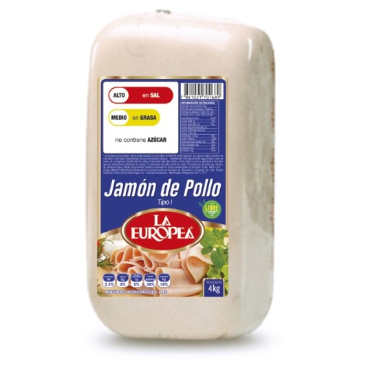 La Europea Jamon De Pollo Deli 4 Kg