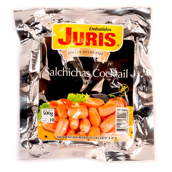 Salchichas Cocktail Premium Juris 500 Gr