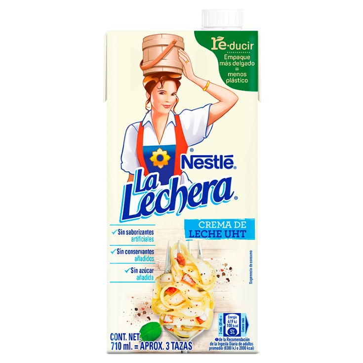Crema De Leche La Lechera 710Ml