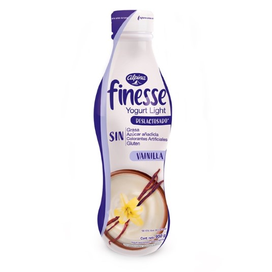 Finesse Yogurt Botella Vainilla 950 Gr