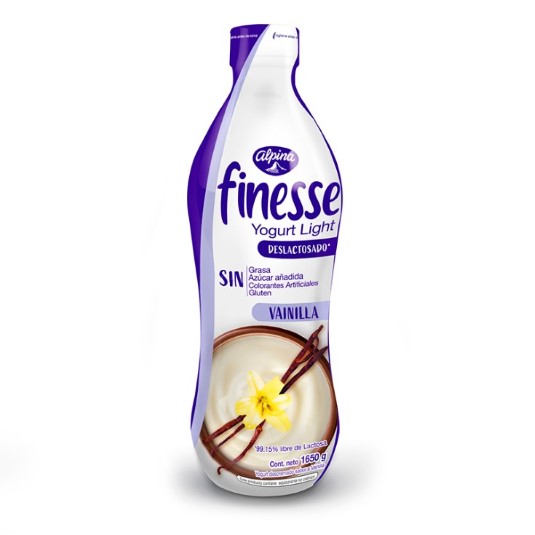 Finesse Yogurt Botella Vainilla 1670 Gr