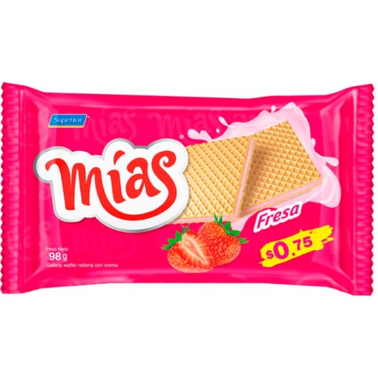 Galletas Mias Waffer Original 98Gr