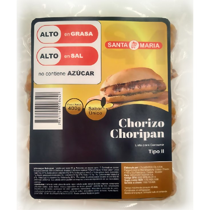 Santa Maria Chorizo Choripan 400Gr