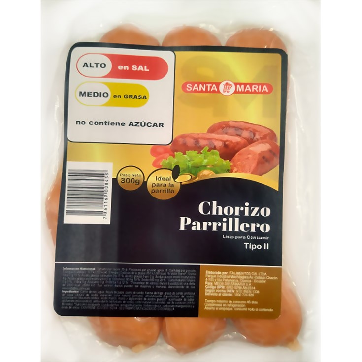 Santa Maria Chorizo Parrillero 300Gr