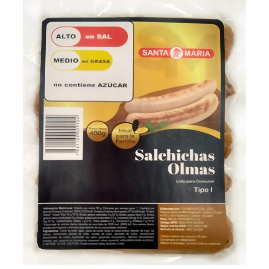 Santa Maria Salchichas Olmas 400Gr