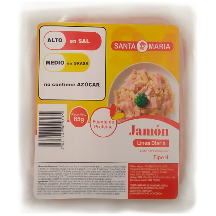 Santa Maria Jamon Linea Diaria 85Gr