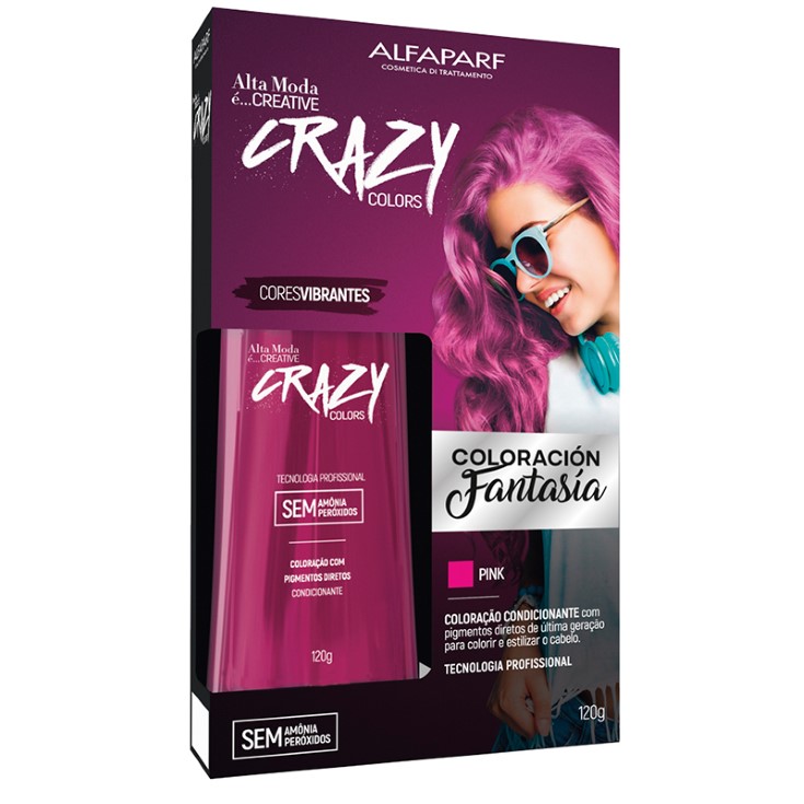 Tinte Alfaparf Creativ Crazy Color Pink 120G