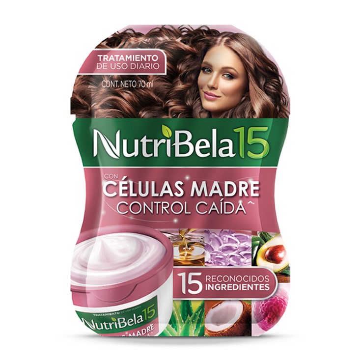 Tratamiento Nutribela 15 Celulas Madre Sachet 70M