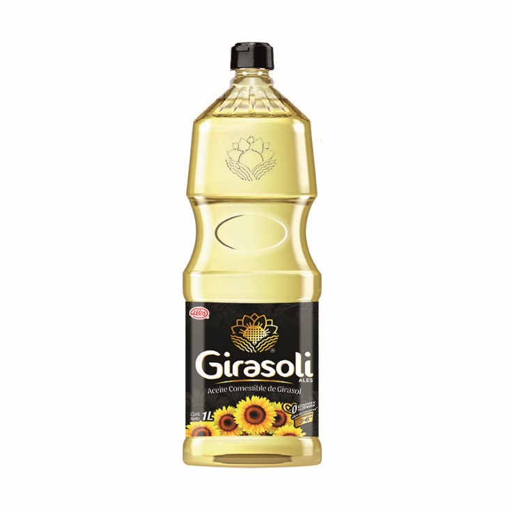 Aceite De Girasol Girasoli Botella 1 Lt 